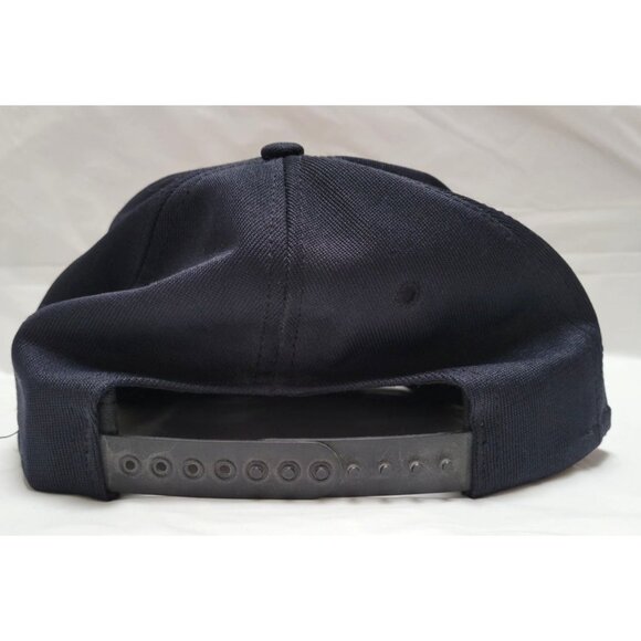 U.S. Naval Observatory Black Hat Gold Embroidery Adjustable Snapback Adult Large - Picture 3 of 7